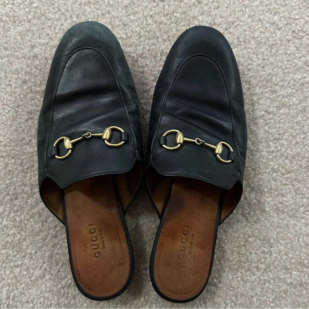 Gucci Women’s Princetown Slipper - Black - Picture 1 of 3